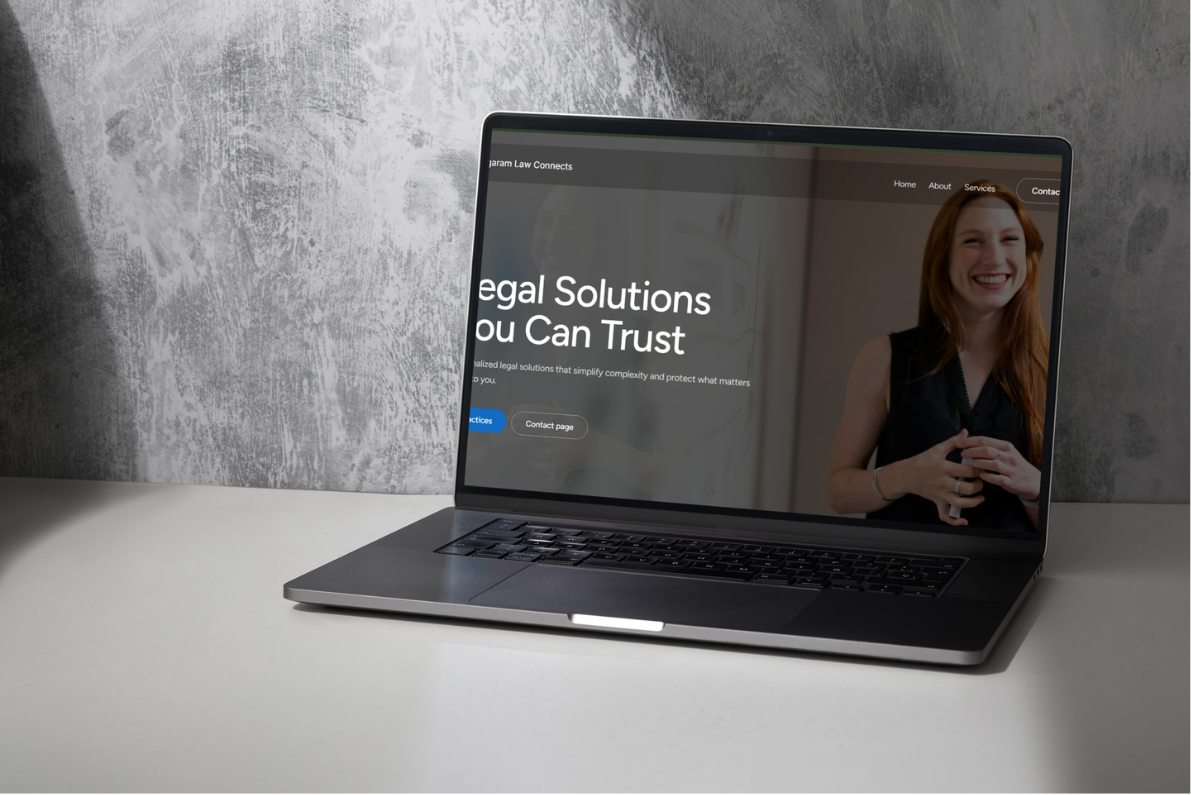 Agaram Law Connects Website portfolio preview