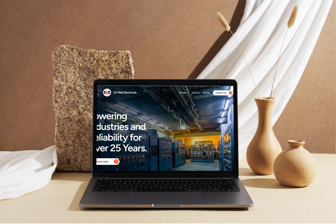 Sri Mala Electricals Website portfolio preview